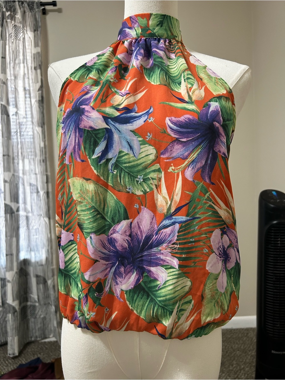 Tropical Floral Halter Top — NWOT — Likely Express